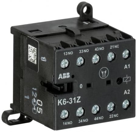 ABB K6-31Z-84 Kleinhilfsschütz, 110-127 V 40-450 Hz