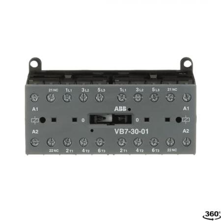 ABB VB7-30-01-01 Wendeschütz, 24 V 40-450 Hz
