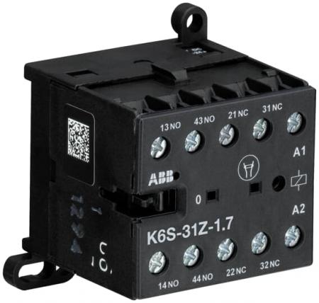 ABB K6S-31Z-1.7-71 Kleinhilfsschütz, 24 V DC, 1,7 W