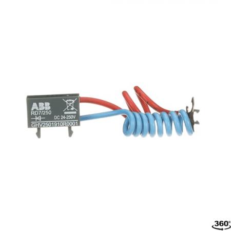 ABB RD7/250 Löschglied, 24…250 V DC, Schraubanschluss