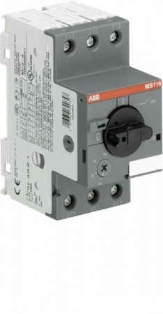 ABB MS116-12 Motorschutzschalter, Auslöseklasse 10A, 8.0 ... 12 A
