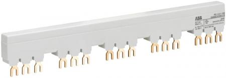 ABB PS1-5-1-100 3-Phasen-Sammelschiene für 5 MS116 / MS132 mit 1 HK/SK, Ie=100A