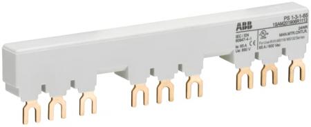ABB PS1-3-1-65 3-Phasen-Sammelschiene für 3 MS116 / MS132 mit 1 HK/SK, Ie=65A