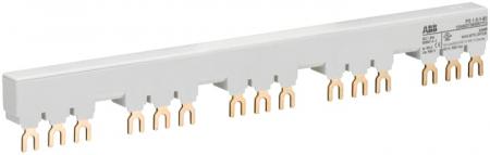 ABB PS1-5-1-65 3-Phasen-Sammelschiene für 5 MS116 / MS132 mit 1 HK/SK, Ie=65A