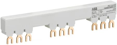 ABB PS1-3-2-65 3-Phasen-Sammelschiene für 3 MS116 / MS132 mit 2 HK/SK, Ie=65A