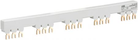 ABB PS1-5-2-65 3-Phasen-Sammelschiene für 5 MS116 / MS132 mit 2 HK/SK, Ie=65A