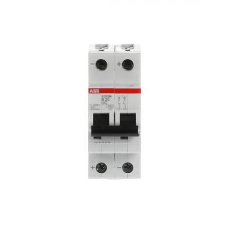 ABB S202M-B20UC Sicherungsautomat B-Char., 10 kA, 20 A, 2P