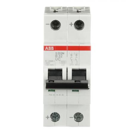 ABB S202M-B32UC Sicherungsautomat B-Char., 10 kA, 32 A, 2P