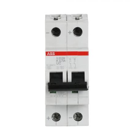ABB S202M-K0.75UC Sicherungsautomat K-Char., 10 kA, 0.75 A, 2P