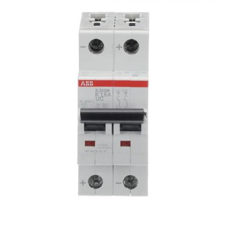 ABB S202M-K1.6UC Sicherungsautomat K-Char., 10 kA, 1.6 A, 2P