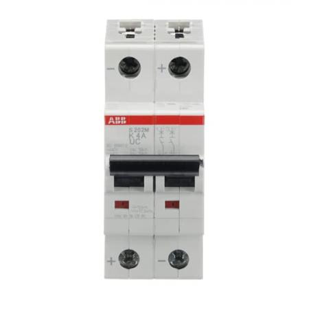 ABB S202M-K4UC Sicherungsautomat K-Char., 10 kA, 4 A, 2P