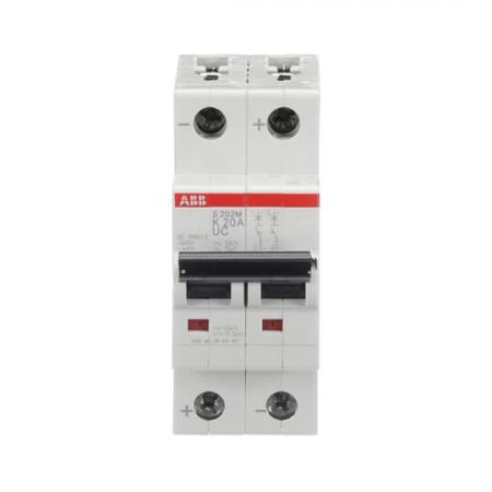 ABB S202M-K20UC Sicherungsautomat K-Char., 10 kA, 20 A, 2P