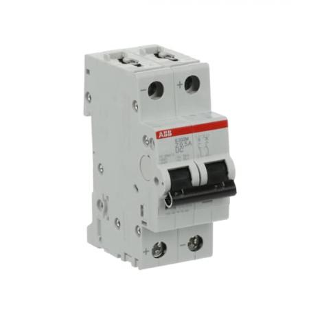 ABB S202M-Z0.5UC Sicherungsautomat Z-Char., 10 kA, 0.5 A, 2P