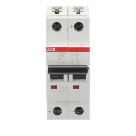ABB S202M-Z1UC Sicherungsautomat Z-Char., 10 kA, 1 A, 2P