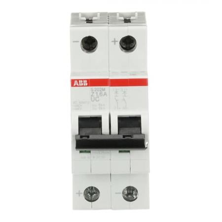 ABB S202M-Z1.6UC Sicherungsautomat Z-Char., 10 kA, 1.6 A, 2P