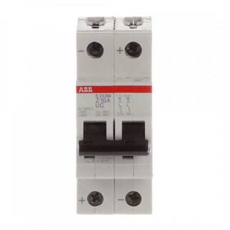 ABB S202M-Z10UC Sicherungsautomat Z-Char., 10 kA, 10 A, 2P
