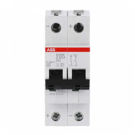 ABB S202M-Z40UC Sicherungsautomat Z-Char., 10 kA, 40 A, 2P