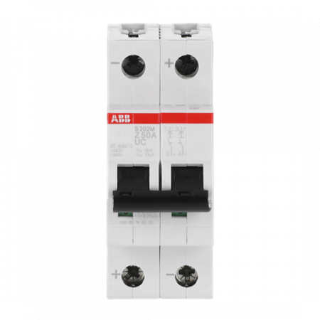 ABB S202M-Z50UC Sicherungsautomat Z-Char., 10 kA, 50 A, 2P