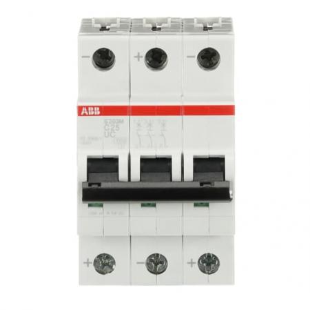 ABB S203M-C25UC Sicherungsautomat C-Char., 10 kA, 25 A, 3P