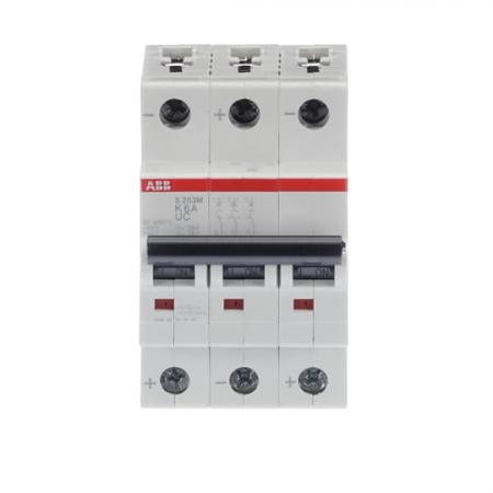 ABB S203M-K6UC Sicherungsautomat K-Char., 10 kA, 6 A, 3P