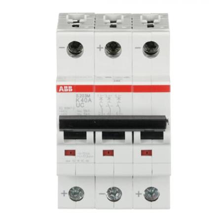 ABB S203M-K40UC Sicherungsautomat K-Char., 10 kA, 40 A, 3P