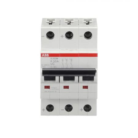 ABB S203M-K50UC Sicherungsautomat K-Char., 10 kA, 50 A, 3P