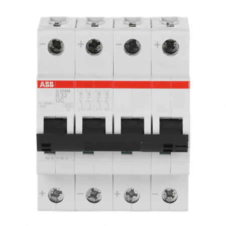 ABB S204M-B32UC Sicherungsautomat B-Char., 10 kA, 32 A, 4P