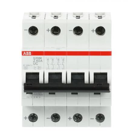 ABB S204M-Z40UC Sicherungsautomat Z-Char., 10 kA, 40 A, 4P