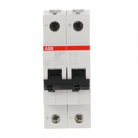 ABB S202MT-B16UC Sicherungsautomat B-Char., 10kA, 16A, 2P