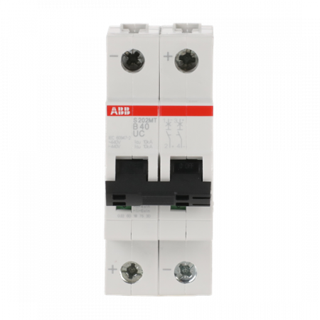 ABB S202MT-B40UC Sicherungsautomat B-Char., 10kA, 40A, 2P