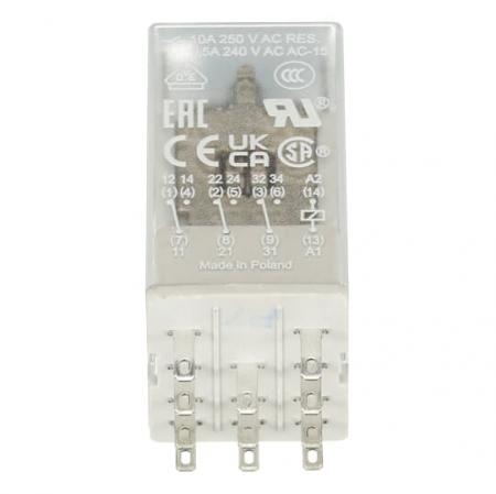 ABB CR-M024DC3 Steckbares Interface-Relais 3We, A1-A2=24VDC, 250V/10A