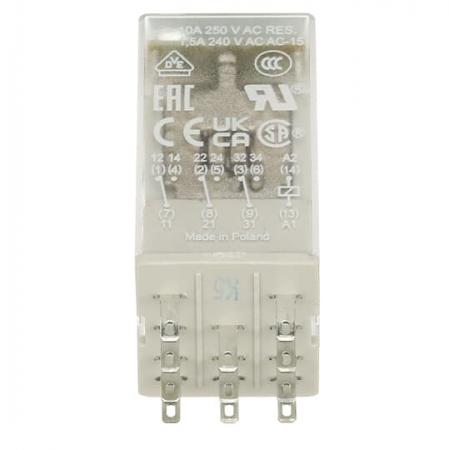 ABB CR-M024DC3L Steckbares Interface-Relais 3We, A1-A2=24VDC, 250V/10A, LED