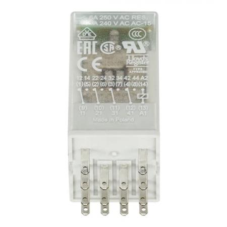 ABB CR-M060DC4L Steckbares Interface-Relais 4We, A1-A2=60VDC, 250V/6A, LED