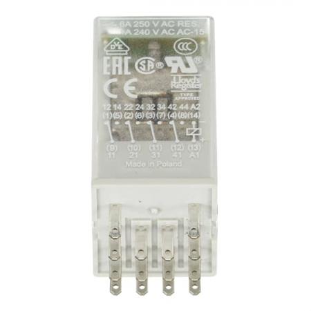 ABB CR-M024DC4LDG Steckb. Interface-Relais 4We Gold, A1-A2=24VDC,Diode,LED