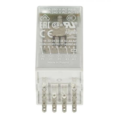 ABB CR-M125DC4LG Steckbares Interface-Relais 4We, A1-A2=125VDC, Goldkontakte, LED