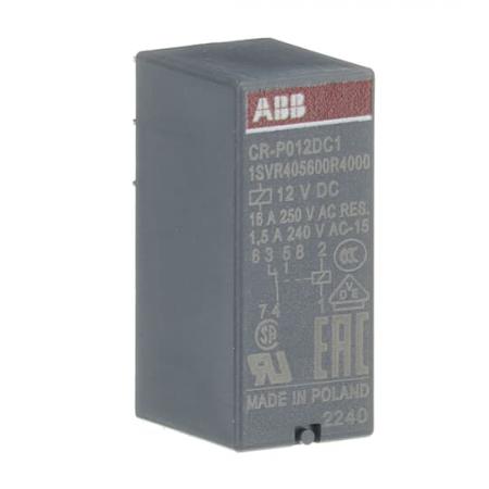 ABB CR-P012DC1 Steckbares Interface-Relais 1We, A1-A2=12VDC, 250V/16A