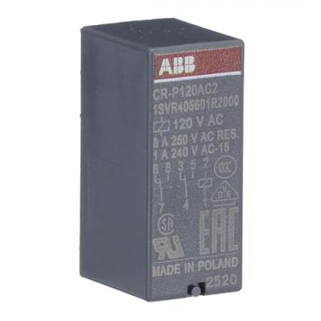 ABB CR-P120AC2 Steckbares Interface-Relais 2We, A1-A2=120VAC, 250V/8A