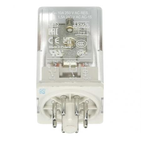 ABB CR-U024AC2L Steckbares Interface-Relais 2We, A1-A2=24VAC, 250V/10A, LED