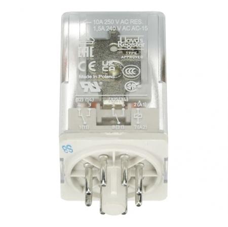 ABB CR-U024DC2L Steckbares Interface-Relais 2We, A1-A2=24VDC, 250V/10A, LED