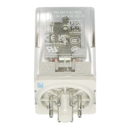 ABB CR-U230AC2L Steckbares Interface-Relais 2We, A1-A2=230VAC, 250V/10A, LED