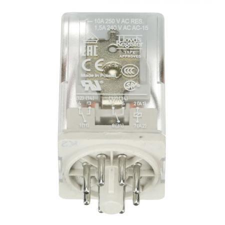 ABB CR-U220DC2 Steckbares Interface-Relais 2We, A1-A2=220VDC, 250V/10A