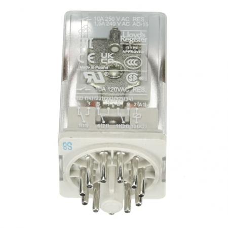 ABB CR-U024AC3 Steckbares Interface-Relais 3We, A1-A2=24VAC, 250V/10A