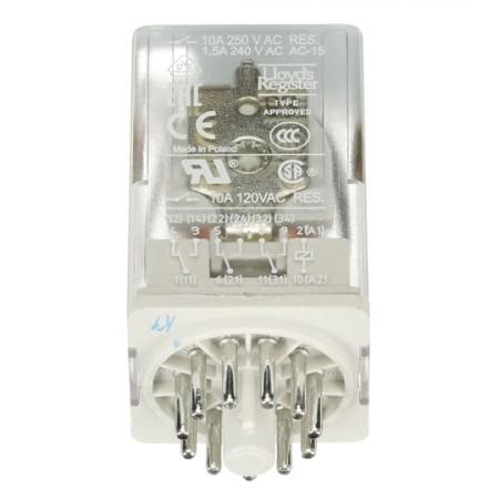 ABB CR-U024AC3L Steckbares Interface-Relais CR-U, 3We, A1-A2=24VAC, 250V/10A, LED