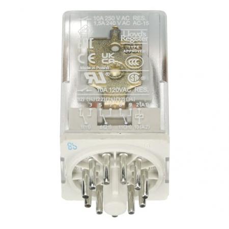 ABB CR-U120AC3L Steckbares Interface-Relais CR-U, 3We, A1-A2=120VAC, 250V/10A, LED