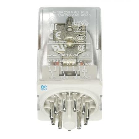 ABB CR-U012DC3 Steckbares Interface-Relais CR-U, 3We, A1-A2=12VDC, 250V/10A