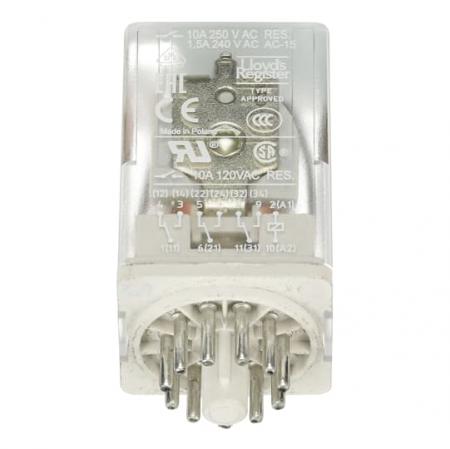 ABB CR-U048DC3L Steckbares Interface-Relais CR-U, 3We, A1-A2=48VDC, 250V/10A, LED