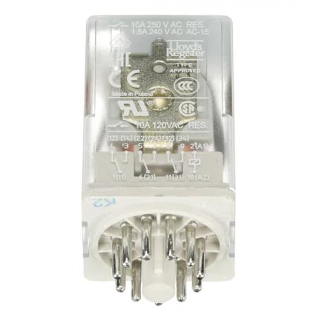 ABB CR-U110DC3L Steckbares Interface-Relais CR-U, 3We, A1-A2=110VDC, 250V/10A, LED