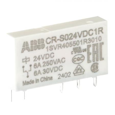 ABB CR-S024VDC1R Steckbares Interface-Relais 1We, A1-A2=24VDC, Output=6A/250VAC