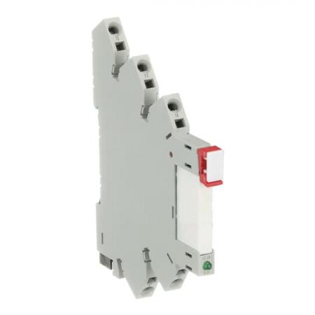 ABB CR-S024VADC1CRZ Interface-Relais komplett, 1We, A1-A2=24V AC/DC, Federzuganschluss Output=6A/250VAC