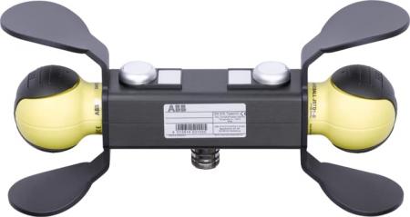 ABB JSD-TD25P-221200 Mobile 2-Handbedieneinheit 2x Safeball, 2 Leuchtdrucktaster, Stiftstecker M23/12-polig, IP40